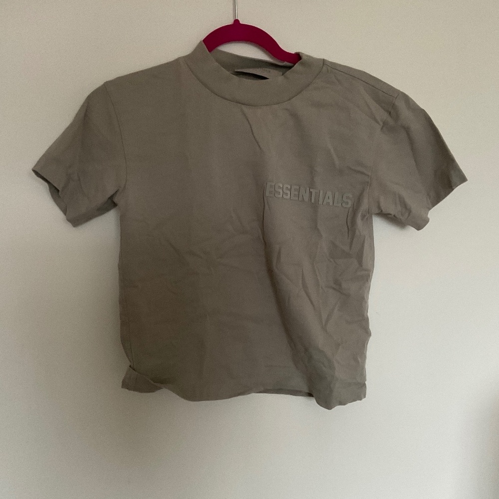 Muted brown essentials t-shirt